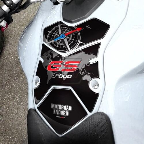 3D Motorcycle Fuel Gas Tank Pad Protector Case for BMW F800GS F800 GS 2008-2012 Polyurethane Resin