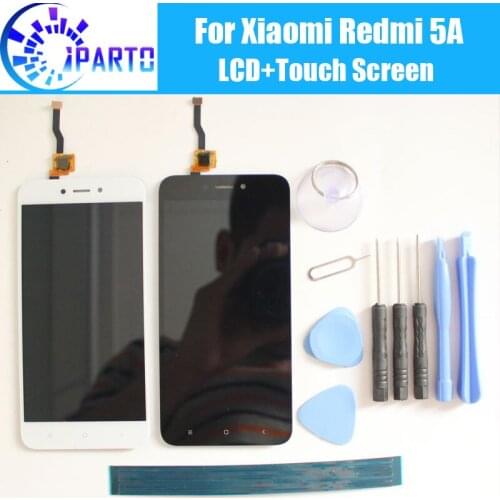 For Xiaomi Redmi 5A LCD Display + Touch Screen Digitizer Assembly 100% New Tested LCD Screen+Touch for Xiaomi Redmi 5A+Tools