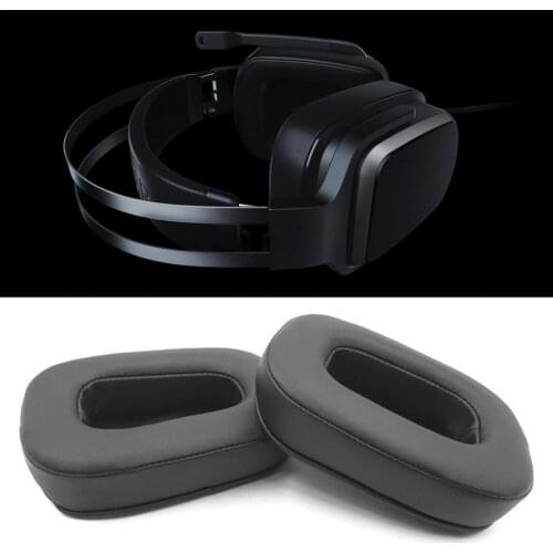 1 Pair EarPads For Razer Tiamat 7.1/2.2 V2 Replacement Protein Leather & Memory Foam Gaming Headphone Ear Cushion Oval Earmuff