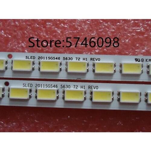 10Pieces/lot FOR LED strip 72leds SLED 2011SGS46 5630 72 H1 REV0 LJ64-03035A Samsung LTA460HJ15 LTA460HJ14 LTA460HQ12