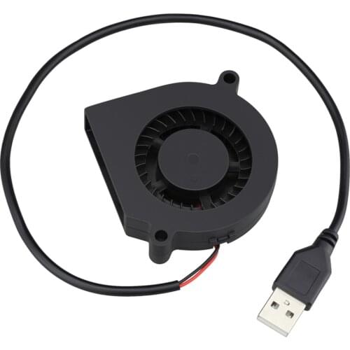 20pcs Gdstime 5V USB 60mm 6015 Blower Cooling Fan DC Brushless Turbo Blower Radiator 60mm x 15mm Centrifugal Heatsink Cooer Fan