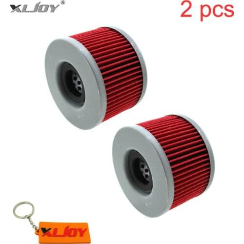 2x Oil Filter For Honda TRX400FA TRX500FA TRX680FA SXS700M2 SXS700M4 CB350S VT250 CX500 CM400T CB500T CB250 CB400 GL650 MUV700