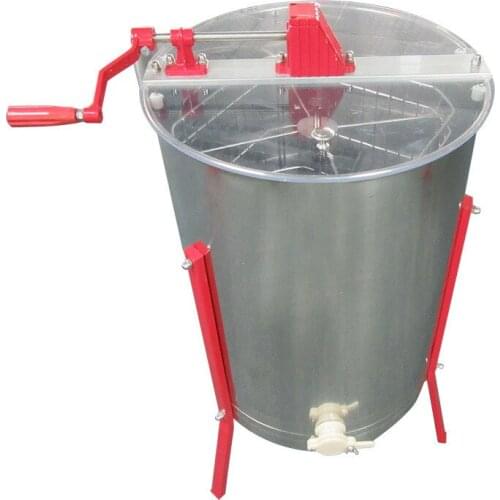 4 Frames Honey Extractor Manual Control Apiary Centrifuge Honey Bucket Beekeeping Tools High Quality Stainless Steel