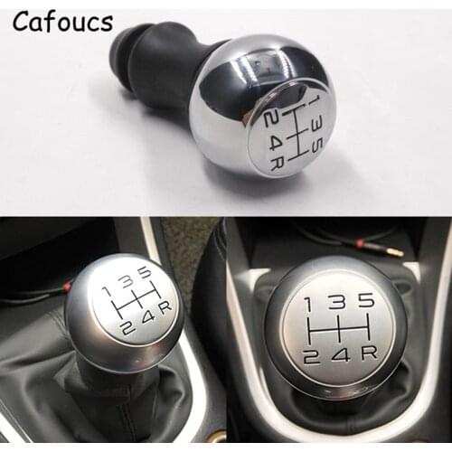 Cafoucs 5 Speed Gear Shift Knob For Peugeot 106 206 301 307 For Citroen C2 VTS Elysee Shift Lever Handball