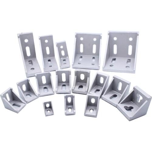 Aluminum 8080 Corner Bracket FittingsCorner Angle Bracket for Connector Aluminium Profile CNC Router