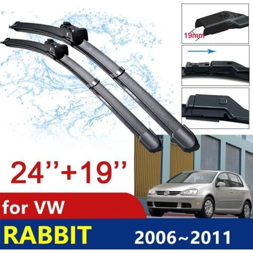 Car Wiper Blades for Volkswagen VW Rabbit 2006~2011 Front Window Windshield Windscreen Car Accessories 2007 2008 2009 2010