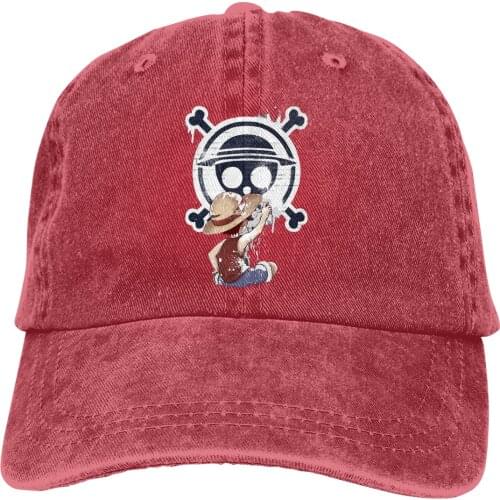 One Piece - Luffy Baseball Cap Men One Piece Anime Manga Caps colors Women Summer Snapback Caps