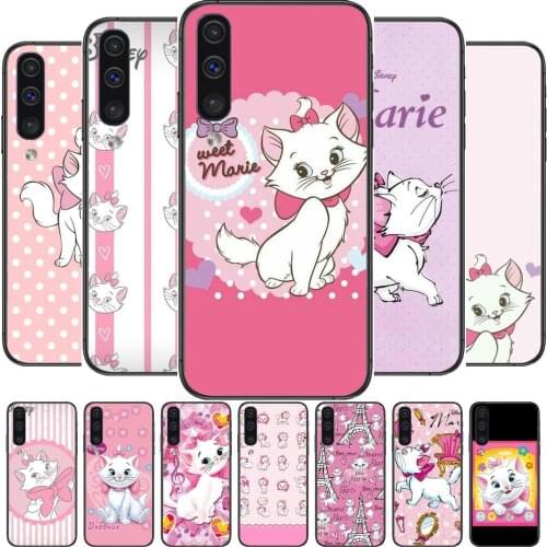 Disney Kitty Phone cover hull For SamSung Galaxy S8 S9 S10E S20 S21 S5 S30 Plus S20 fe 5G Lite Ultra black soft case