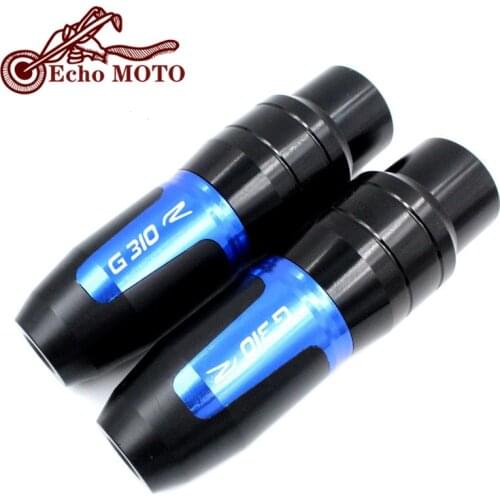 For BMW G310R G 310R G310 R 2017 2018 2019 2020 Motorcycle CNC Frame Crash Pads Exhaust Sliders Crash Protector With logo