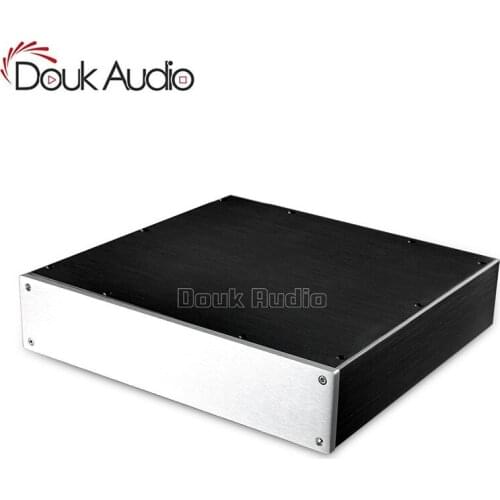 Douk Audio Aluminum Case Amplifier Chassis DIY Pre-Amp Enclosure Headphone/DAC Box House