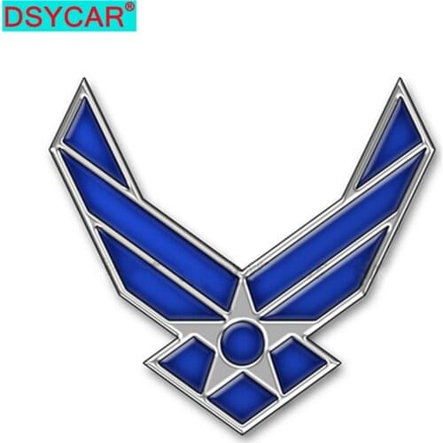 DSYCAR 3D Metal US Air Force Car sticker Logo Emblem Badge Car Styling for Fiat Bmw Ford Honda volkswagen Audi toyota opel DS VW