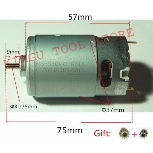 Motor RS-550VC DC10.8V 15000rpm Replacement for BOSCH MAKITA HITACHI Milwaukee Cordless Drill motor DC 10.8V