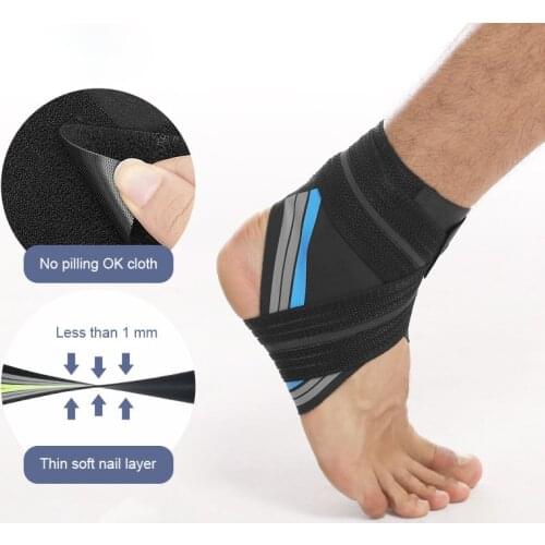 Hot Ankle Support Stretch Compression Strapes Breathable Nylon Sports Protective Ankle Protector for Cycle Running