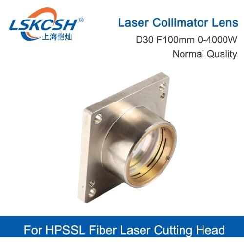 LSKCSH Collimating Lens Collimator D30 F100mm with Lens Holder For HPSSL Fiber Laser Cutting Head