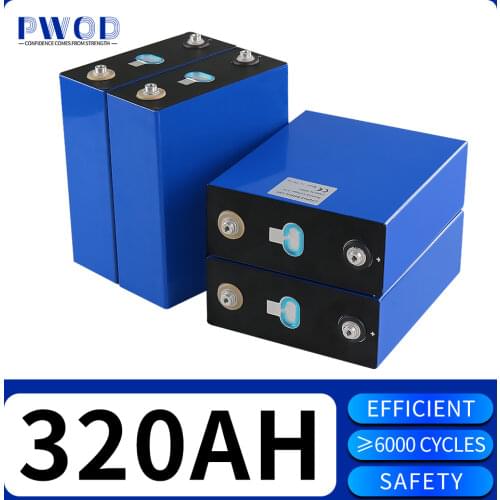 PWOD 4-16PCS CATL 3.2V 310AH grade A lifepo4 battery RV 320AH battery pack RV and Solar Energy storage system EU US tax free