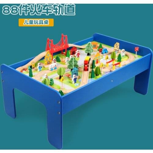Small Train Set 88 - Piece Roller - Coaster Transport Rail Play Table Toys Educational Toys