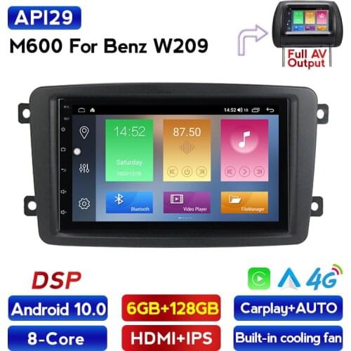 MEKEDE 6GB 128GB For Mercedes Benz CLK W209 Vito W639 Android 10 carplay Autoradio multimedia system wifi bt 2 din 7 inch