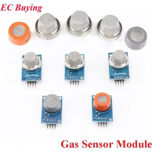MQ-2 MQ-3 MQ-5 MQ-7 MQ-8 MQ-135 Detection Smoke Methane Liquefied Gas Sensor Module For Arduino Starter DIY Kit