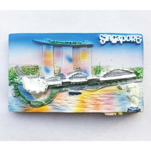 QIQIPP Creative Collection of Magnetic Fridge Stickers for Panoramic Tourism Jinsha Hotel, Singapore