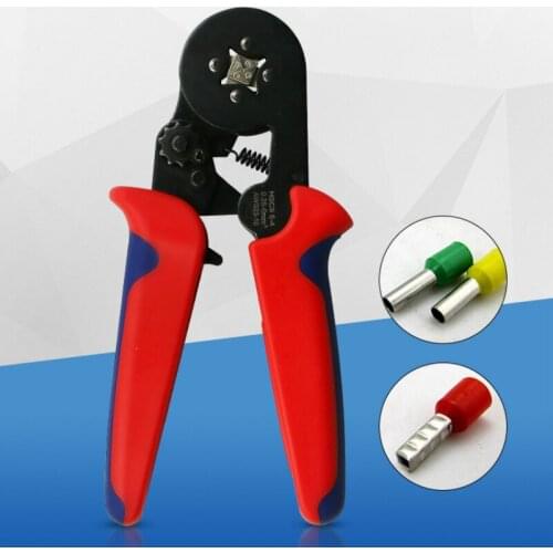 ZtDpLsd 1Pcs 0.25-6mm Square Crimper Plier Set Self-adjustable Ratchat Wire Crimping Tool With Terminal Crimp Connector