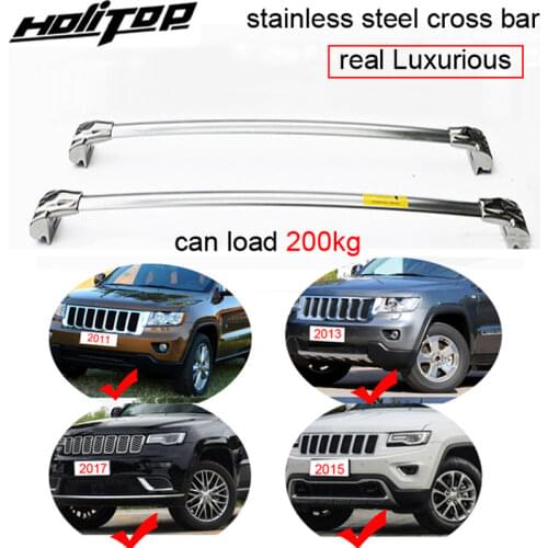 Strong luggage bar cross bar roof rail for Jeep Grand Cherokee 2011-2020,capacity 150kg,reliable quality,easy installation