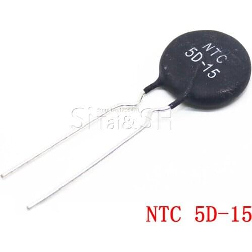 10pcs NTC Thermistor Resistor NTC 5D-15 5D15 Thermal Resistor
