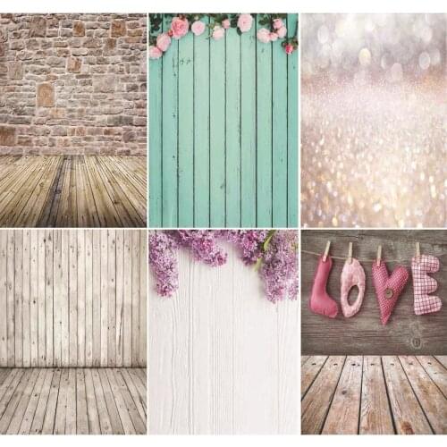 Vinyl Custom Photography Backdrops Brick Wall and floor Theme Photo Studio Background NYF1-01