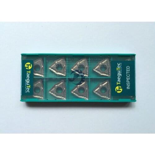 10pcs TNMG WNMG080408-MT CT3000 TaeguTec cnc Lathe Carbide Negative Triangular Inserts Cutting Tools from Isca