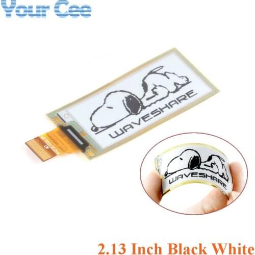 2.13 Inch Flexible E-Ink Display Module Black White E-paper Panel 212x104 Ink SPI Interface Diy Electronic for Raspberry Pi