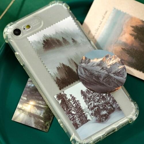 41pcs/pack Sun and Moon Butter Paper INS Kraft Card Journaling Bullet Scrapbooking Material Paper Fresh Words LOMO Cards