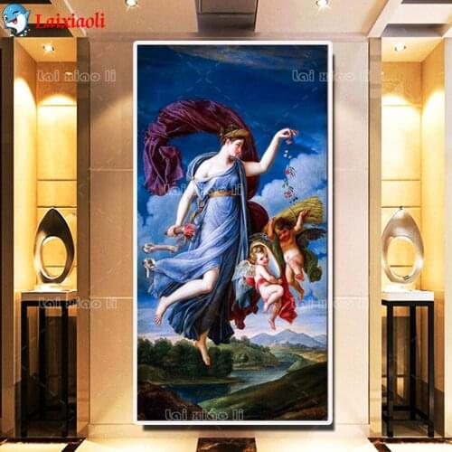 Angel Baby pattern 5D Diamond Embroidery mosaic full drill square round diy diamond painting stickers large size Aisle decor