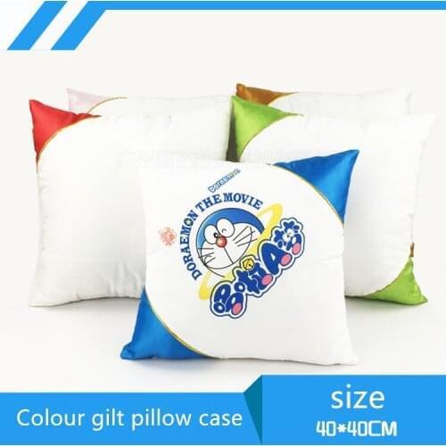 Free Shipping 5pcs/lot New style Sublimation Blank corner throw pillowca For Sublimation INK Print DIY Gifts 40x40