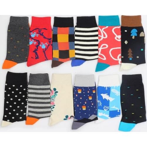 Harajuku Cotton Socks Funny Christmas Set Womens Winter Mens Sock Gifts Print Warm From The Factory Dropshipping Contact Us