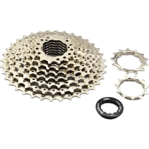Sunrace CSM98 9 Speed 11-36T Cassette Silver Bike Bicycle Cassette fit Shimano SRAM Flywheel 11-36