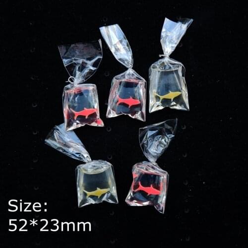 Kawaii Goldfish Charms Bracelets Necklace Earring Pendantskey ring Jewelry Making Accessories