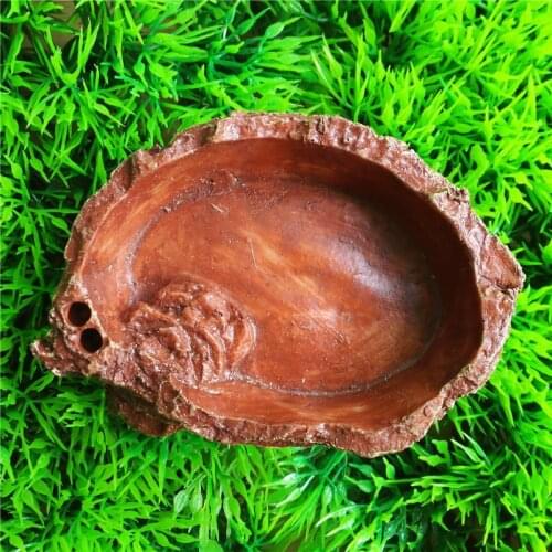 Reptile Feeder Crawler Bowl Basin Water Fountain Turtle Tortoise Scorpion pider Lizards Crabs Aquatic Pet Supplies Nice