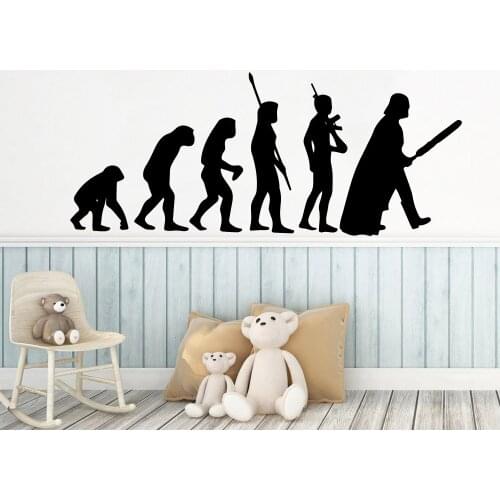 Creative evolution Self Adhesive Vinyl Waterproof Wall Art Decal Removable Wall Sticker Home Decoration Accessories
