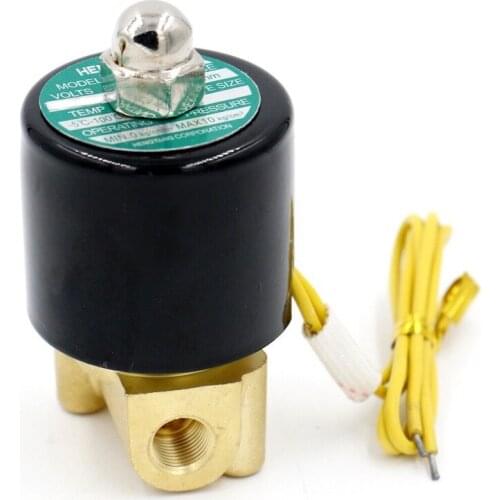 Brass Electric Solenoid Valve 2W025-06 1/8" AC 110V NPT Normally Closed Water