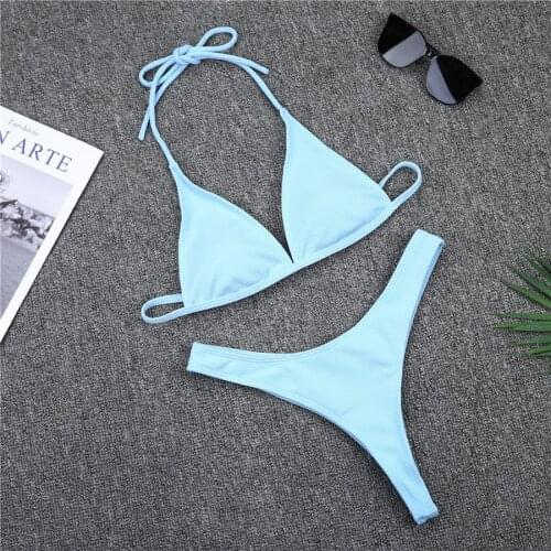 Micro Bikini 2021 Maillot De Bain Femme Biquinis Sexy Thong Bikinis Set High Cut Bathing Suit Beachwear Swimwear Women Swimsuit