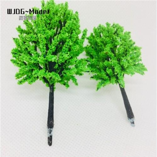 Wiking 100Pcs Model Trees Train Scenery Plastic Various colors can be customized