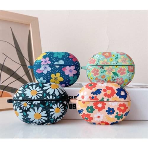 Fashion Art Graffiti Flowers for Beats Studio Buds Case Hard Protection Shell for OPPO Enco X Free 2 Bluetooth Earphones Cover