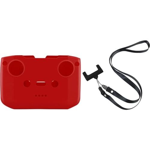 Soft Silicone Remote Control Protective Sleeve Quick Release Skin Cover with Hanging Strap for DJI MAVIC AIR 2 Accessories