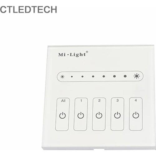 All New L4 LED 0-10V Dimmer Touch Panel 4Channel Dimming Panel 86 4way Strong Panel 0-10V Analog Signal Line Dimming Panel