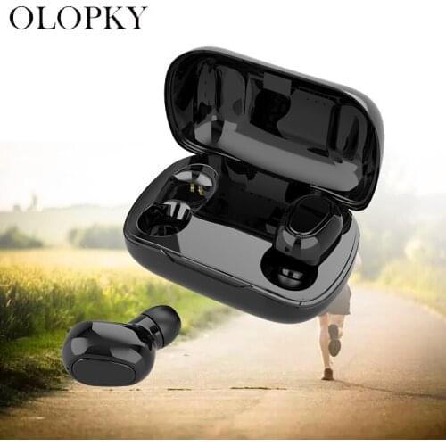 New TWS Wireless Earphones Bluetooth HD Call In-Ear Stereo Headset With Charging Case HiFi Sound Bluetooth Headset Waterproof