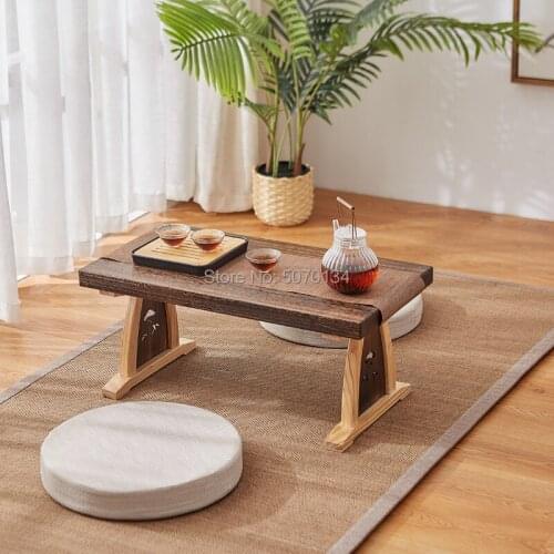 New Assembled Tea Table / Computer table Rectangle Paulownia Wood Traditional Furniture Japanese style Low Coffee Table