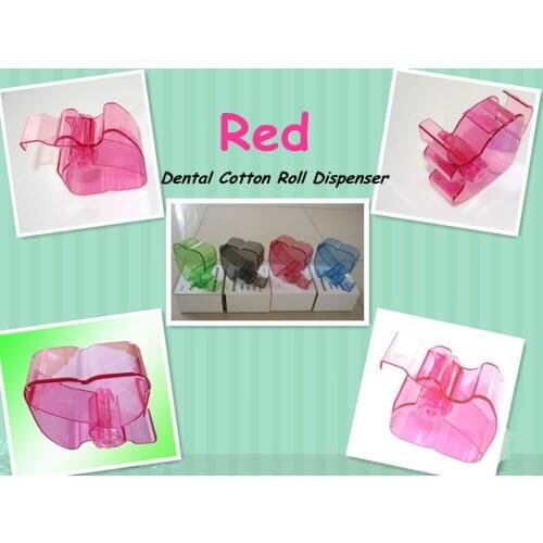 New Dental Red Cotton Roll Dispenser Holder Organizer Autoclavable Red For Sale