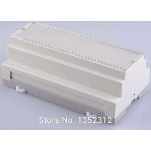 One pcs 158*87*60mm Plc industrial box ABS electronic enclosure control box standard din rail IP54 waterproof case junctoin box