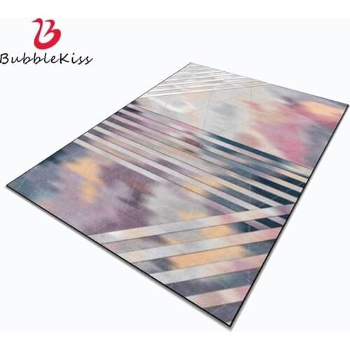 Bubble Kiss Comfortable Polyester Living Room Carpets Nordic Style Colored Geometric Carpet Mat Modern Bedroom Decor Area Rugs
