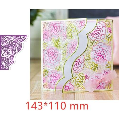 Rose Garden Metal Cutting Dies Scrapbooking Photo Album Paper DIY Decoration Card Crafting Embossing Die Cuts 2019 New Flowers