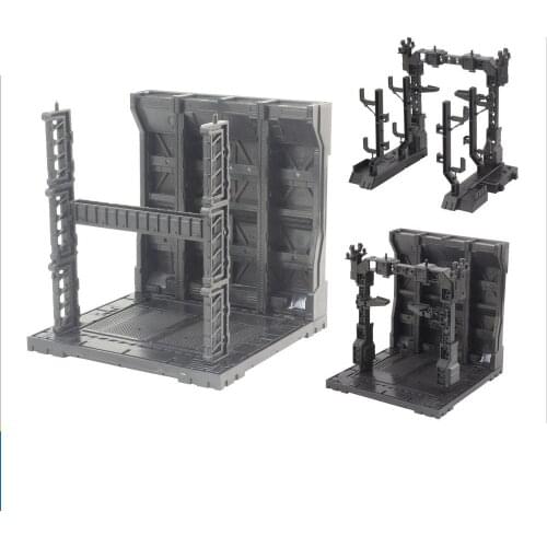 DIY Assembly Action Base Machine Nest for Gundam Gunpla Robot Action Figure Models Accessories Robot Machine Nest